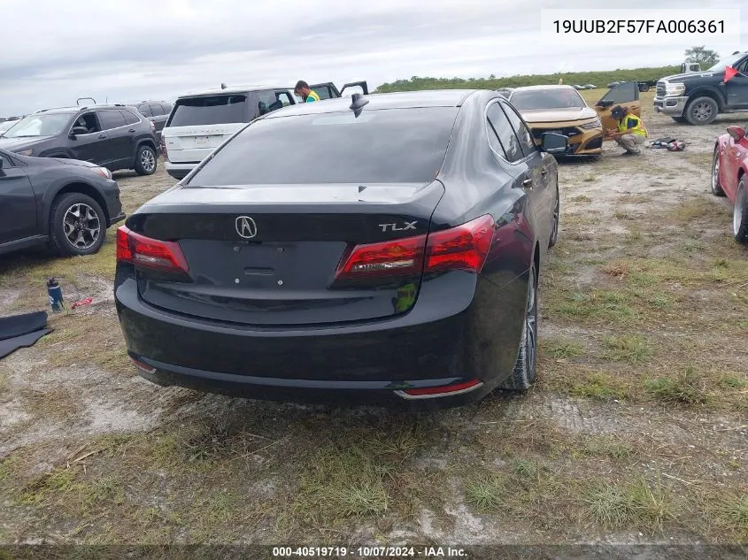 2015 Acura Tlx Tech VIN: 19UUB2F57FA006361 Lot: 40519719