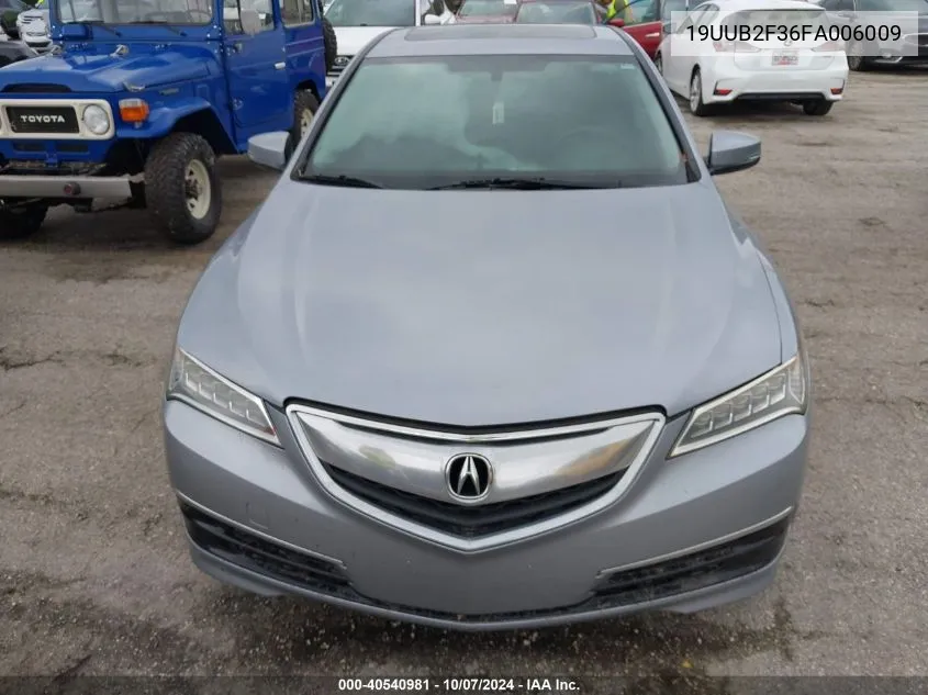 2015 Acura Tlx V6 VIN: 19UUB2F36FA006009 Lot: 40540981