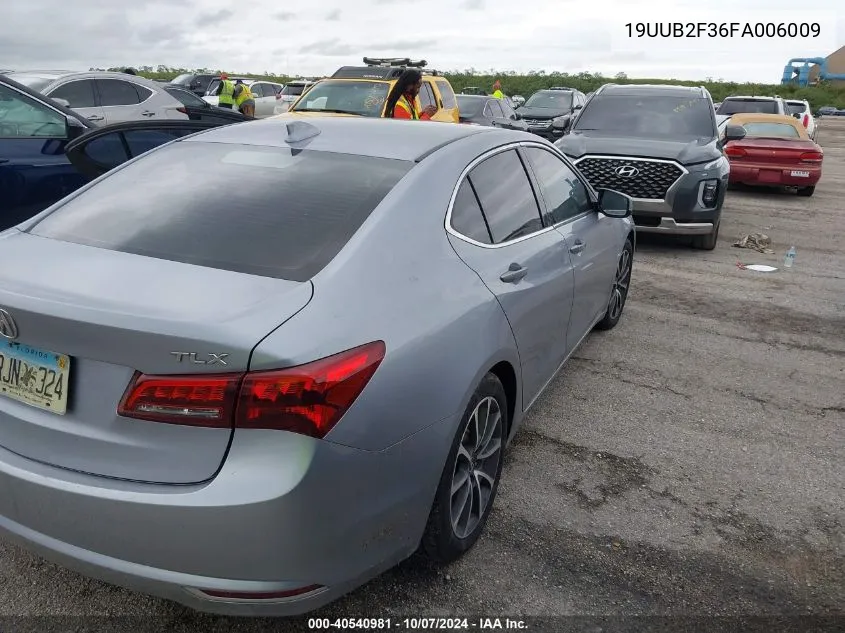 2015 Acura Tlx V6 VIN: 19UUB2F36FA006009 Lot: 40540981