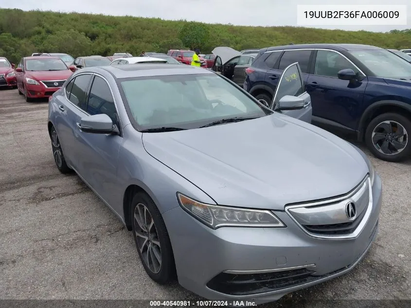 2015 Acura Tlx V6 VIN: 19UUB2F36FA006009 Lot: 40540981