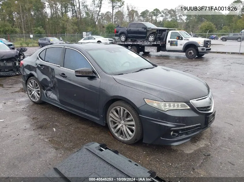 2015 Acura Tlx Advance VIN: 19UUB3F71FA001826 Lot: 40545253