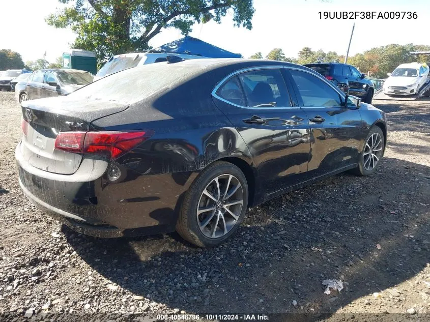 2015 Acura Tlx V6 VIN: 19UUB2F38FA009736 Lot: 40548796