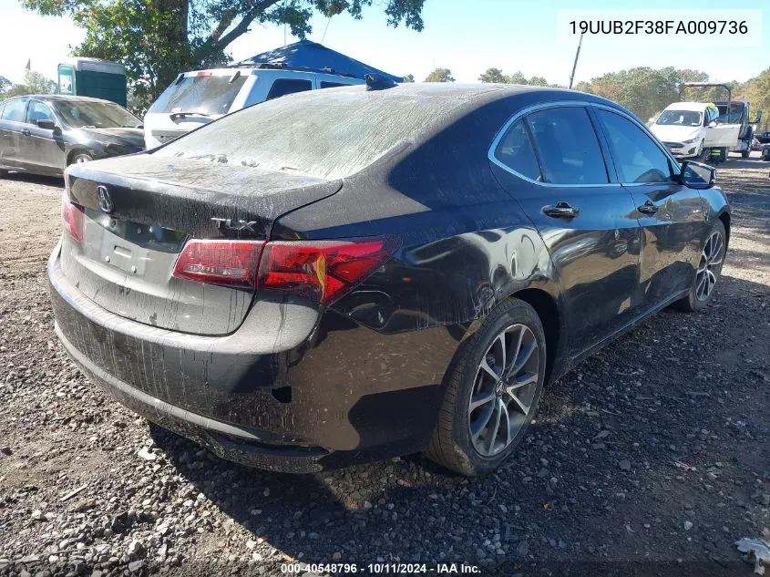 2015 Acura Tlx V6 VIN: 19UUB2F38FA009736 Lot: 40548796