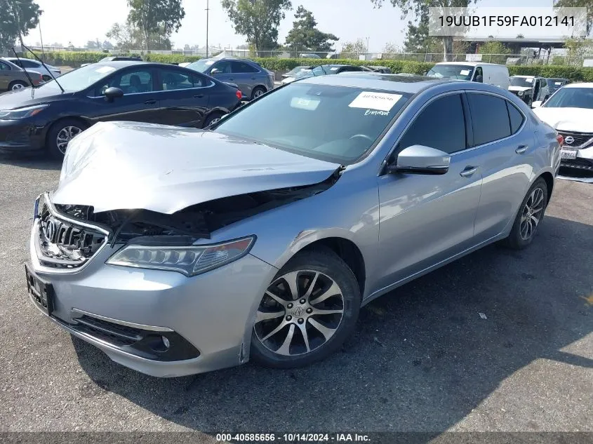 2015 Acura Tlx Tech VIN: 19UUB1F59FA012141 Lot: 40585656