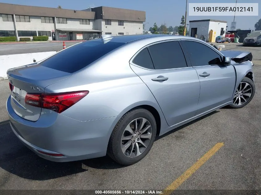 2015 Acura Tlx Tech VIN: 19UUB1F59FA012141 Lot: 40585656