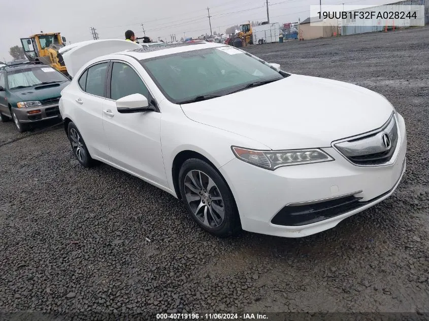 2015 Acura Tlx VIN: 19UUB1F32FA028244 Lot: 40719196