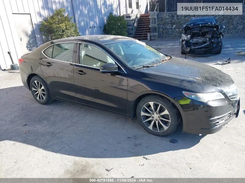 2015 Acura Tlx Tech VIN: 19UUB1F51FA014434 Lot: 40791595