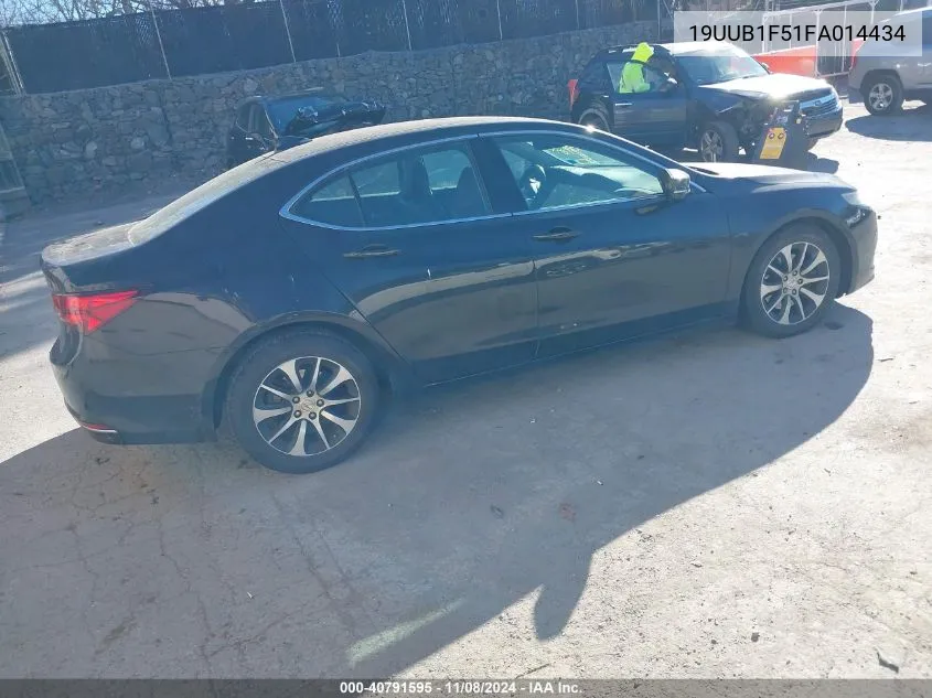 2015 Acura Tlx Tech VIN: 19UUB1F51FA014434 Lot: 40791595