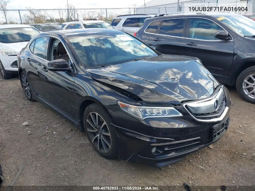 2015 Acura Tlx V6 Advance VIN: 19UUB2F71FA016904 Lot: 40792933