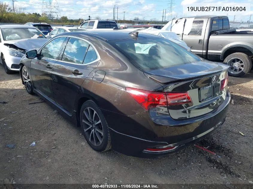 2015 Acura Tlx V6 Advance VIN: 19UUB2F71FA016904 Lot: 40792933