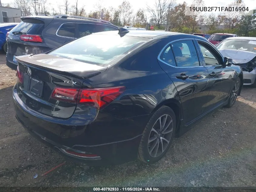 2015 Acura Tlx V6 Advance VIN: 19UUB2F71FA016904 Lot: 40792933