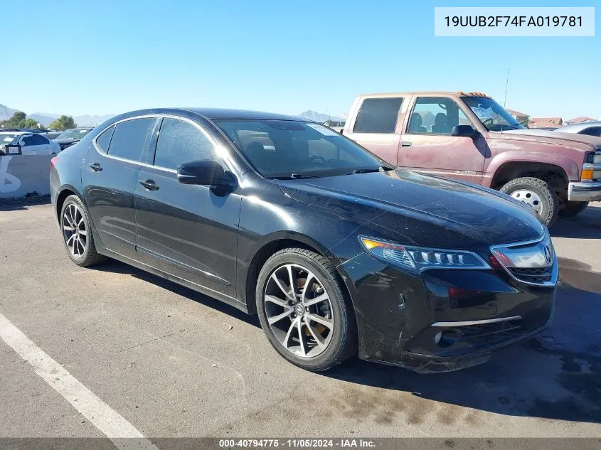 19UUB2F74FA019781 2015 Acura Tlx V6 Advance