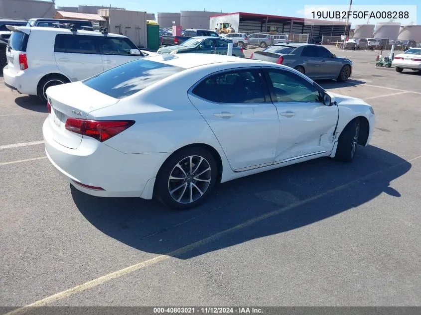 2015 Acura Tlx V6 Tech VIN: 19UUB2F50FA008288 Lot: 40803021