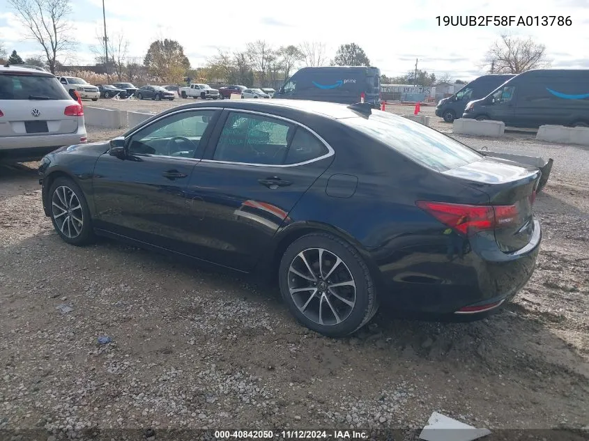 2015 Acura Tlx V6 Tech VIN: 19UUB2F58FA013786 Lot: 40842050