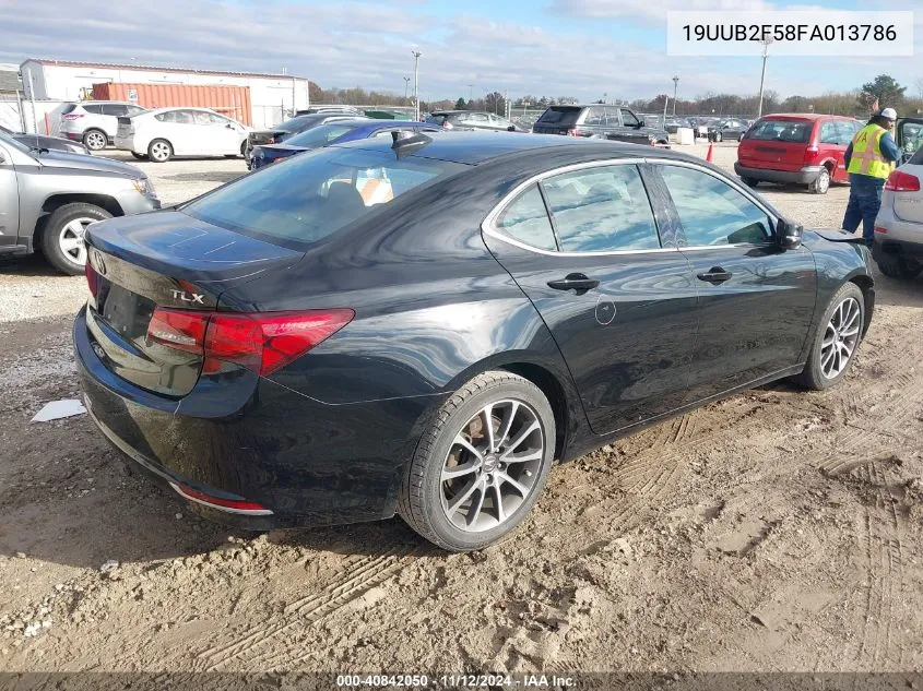 2015 Acura Tlx V6 Tech VIN: 19UUB2F58FA013786 Lot: 40842050