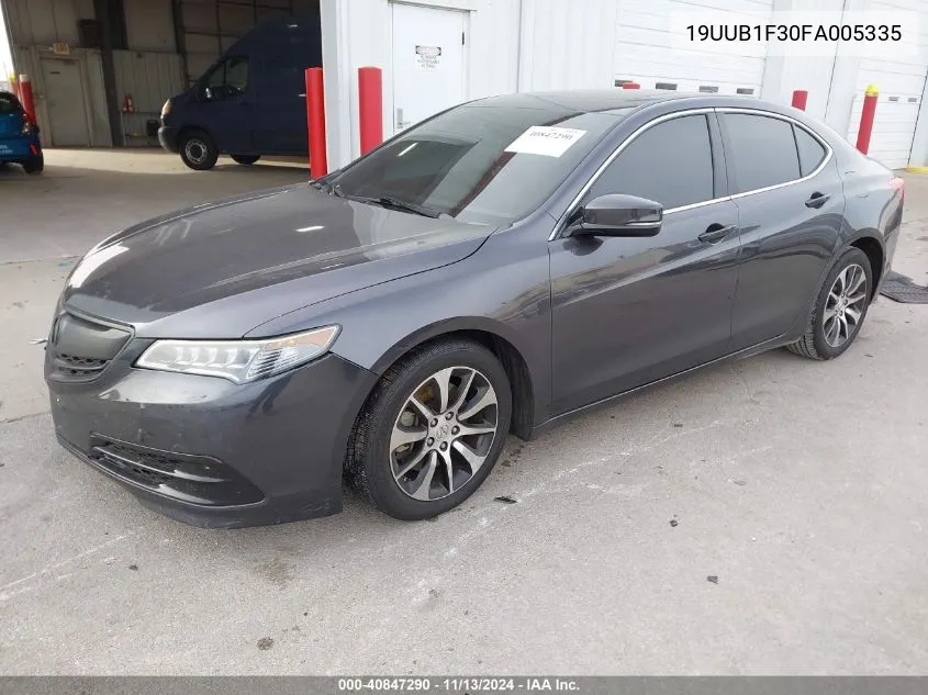 2015 Acura Tlx VIN: 19UUB1F30FA005335 Lot: 40847290