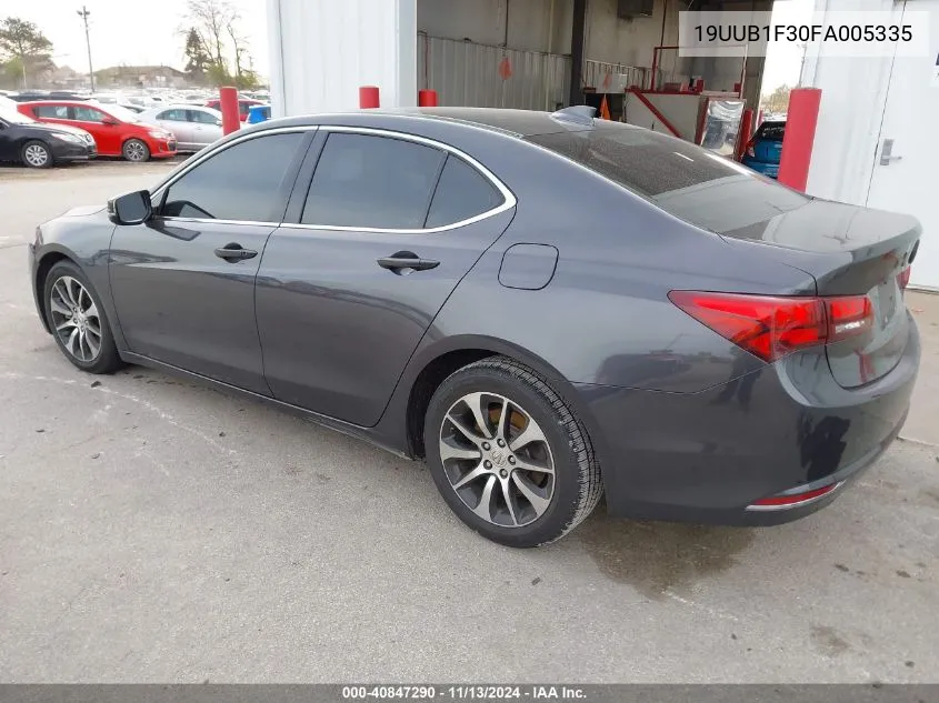 2015 Acura Tlx VIN: 19UUB1F30FA005335 Lot: 40847290