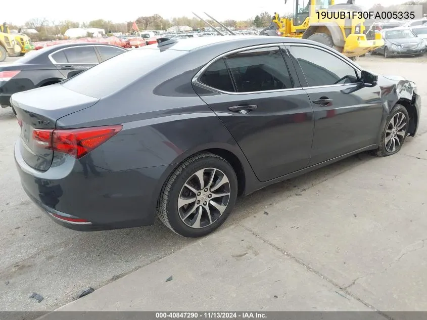 2015 Acura Tlx VIN: 19UUB1F30FA005335 Lot: 40847290