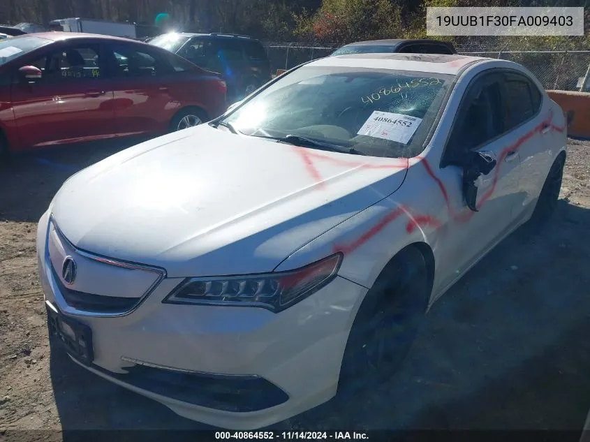 2015 Acura Tlx VIN: 19UUB1F30FA009403 Lot: 40864552