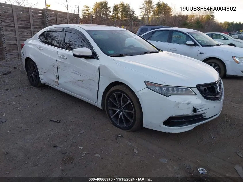 2015 Acura Tlx V6 Tech VIN: 19UUB3F54FA004802 Lot: 40866970