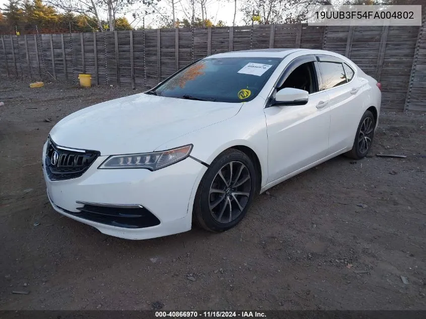 2015 Acura Tlx V6 Tech VIN: 19UUB3F54FA004802 Lot: 40866970