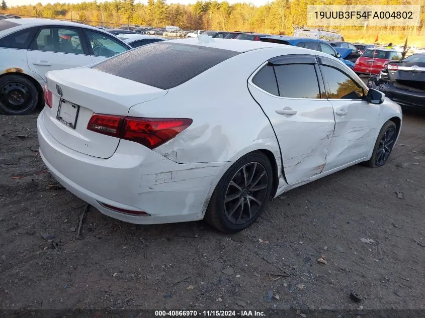 2015 Acura Tlx V6 Tech VIN: 19UUB3F54FA004802 Lot: 40866970