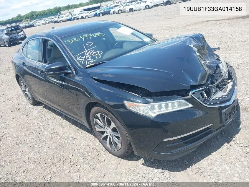 19UUB1F33GA014158 2016 Acura Tlx