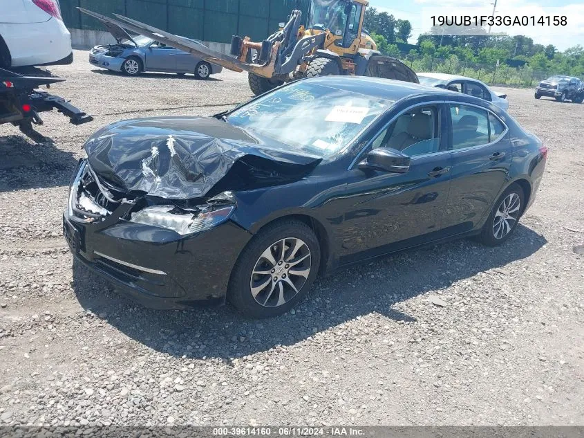 19UUB1F33GA014158 2016 Acura Tlx