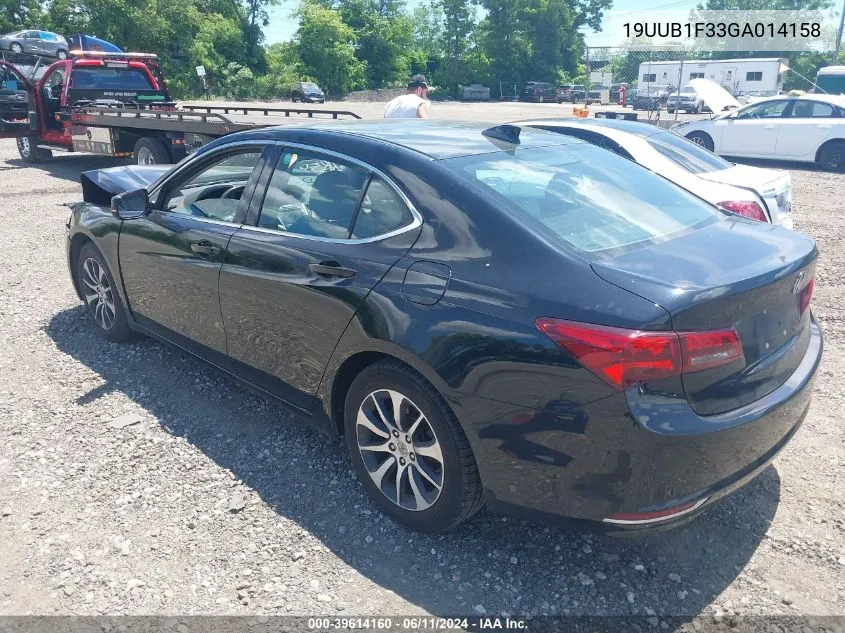 19UUB1F33GA014158 2016 Acura Tlx