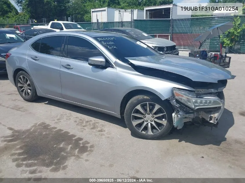 19UUB1F31GA010254 2016 Acura Tlx Base (Dct)