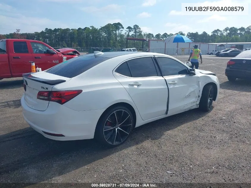 2016 Acura Tlx V6 Tech VIN: 19UUB2F59GA008579 Lot: 39828731