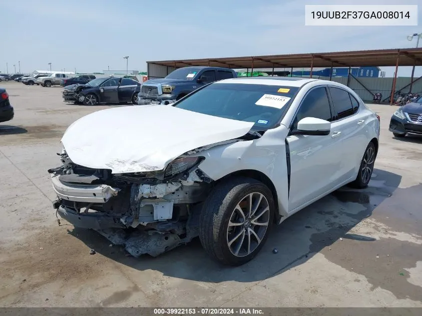 19UUB2F37GA008014 2016 Acura Tlx V6