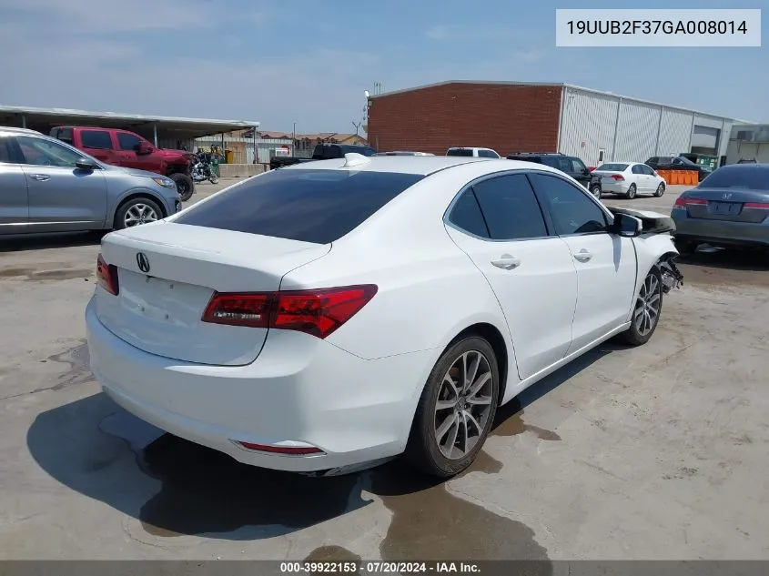 2016 Acura Tlx V6 VIN: 19UUB2F37GA008014 Lot: 39922153