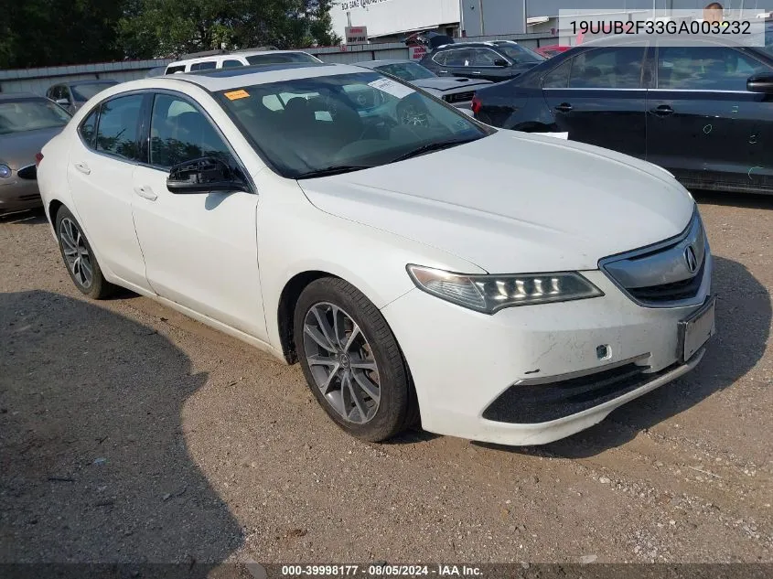 19UUB2F33GA003232 2016 Acura Tlx V6