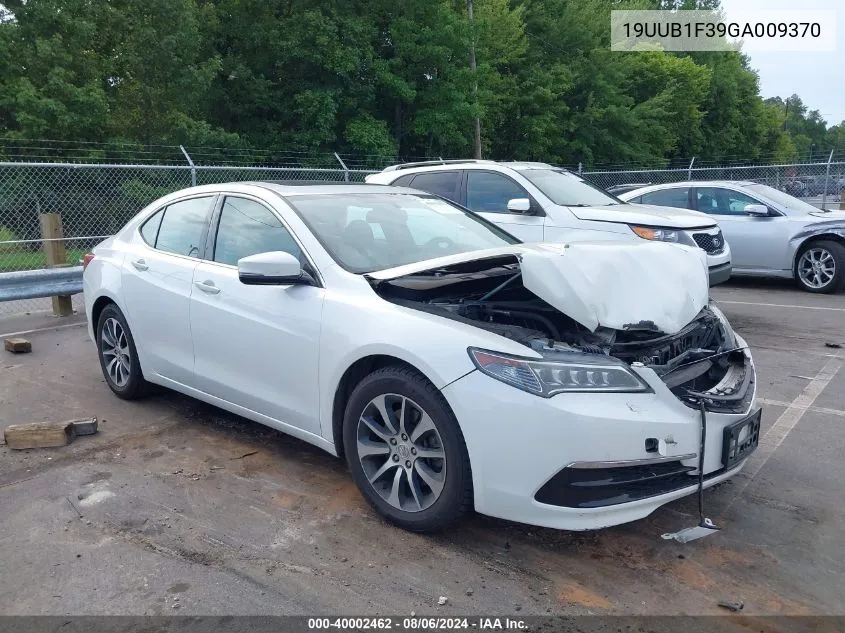 2016 Acura Tlx VIN: 19UUB1F39GA009370 Lot: 40002462