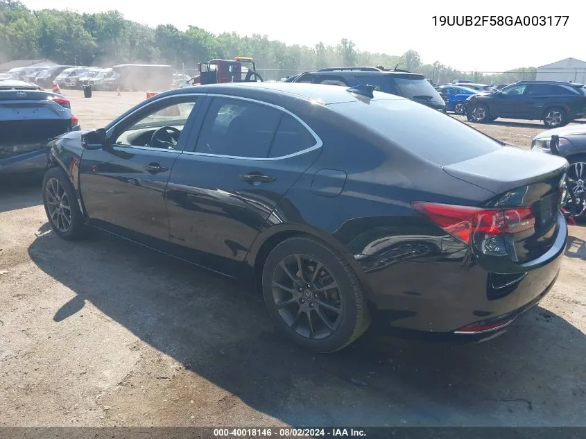 19UUB2F58GA003177 2016 Acura Tlx V6 Tech