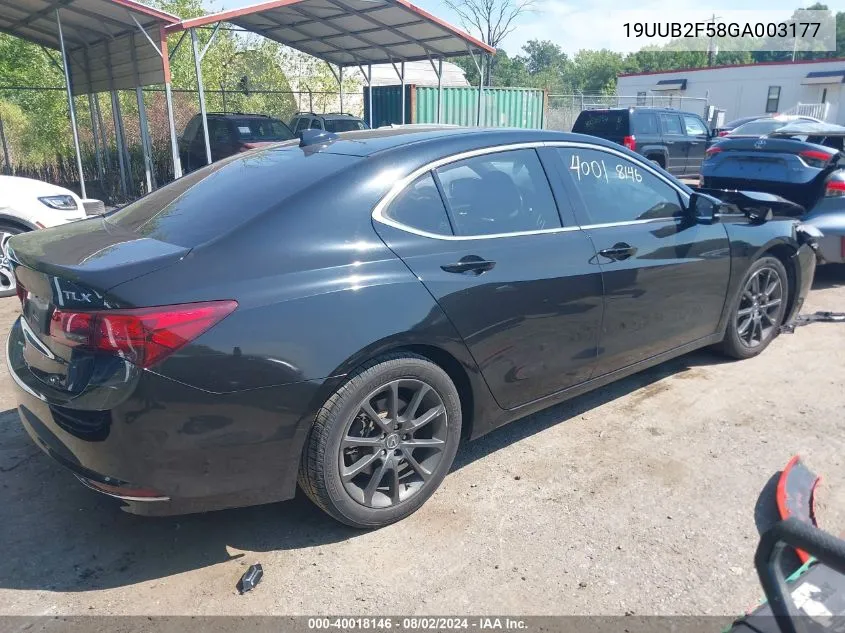 19UUB2F58GA003177 2016 Acura Tlx V6 Tech