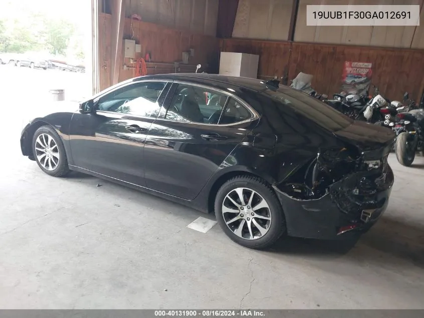 19UUB1F30GA012691 2016 Acura Tlx