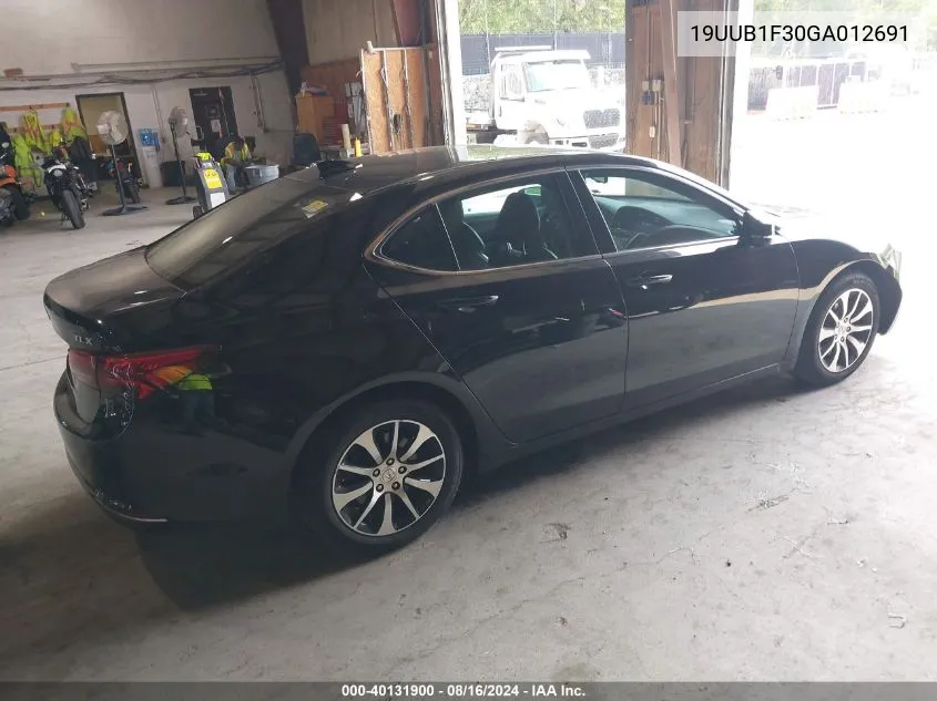 2016 Acura Tlx VIN: 19UUB1F30GA012691 Lot: 40131900