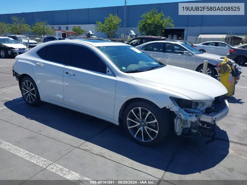 19UUB2F58GA008525 2016 Acura Tlx V6 Tech