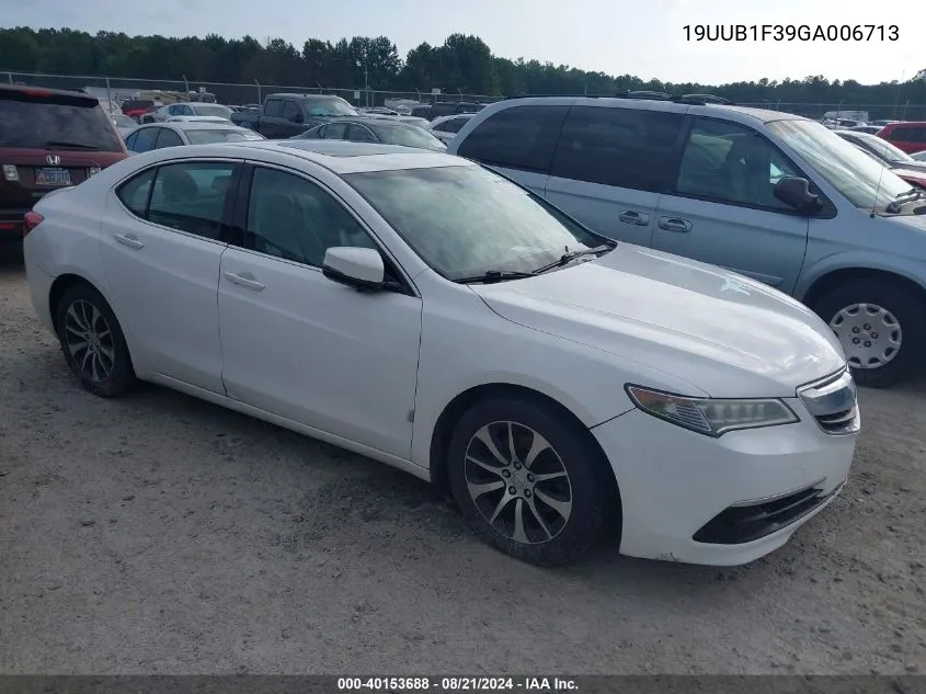 2016 Acura Tlx VIN: 19UUB1F39GA006713 Lot: 40153688