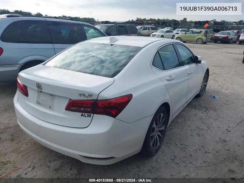 19UUB1F39GA006713 2016 Acura Tlx