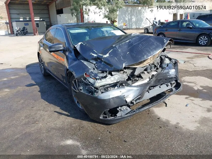 2016 Acura Tlx V6 Tech VIN: 19UUB2F59GA010574 Lot: 40180791