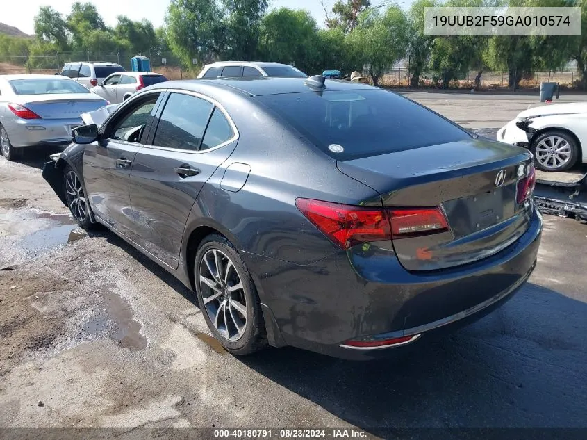 2016 Acura Tlx V6 Tech VIN: 19UUB2F59GA010574 Lot: 40180791