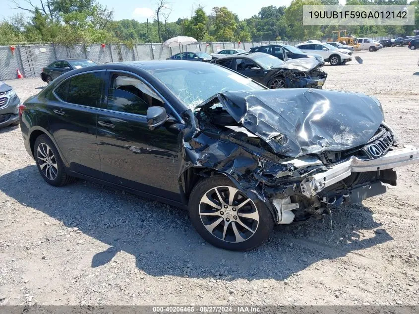 2016 Acura Tlx Tech VIN: 19UUB1F59GA012142 Lot: 40206465