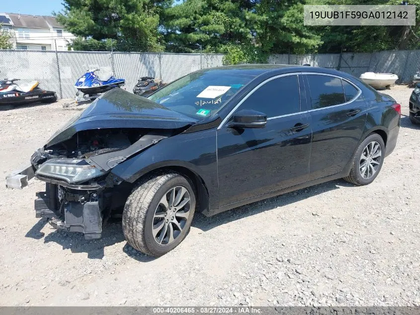 2016 Acura Tlx Tech VIN: 19UUB1F59GA012142 Lot: 40206465