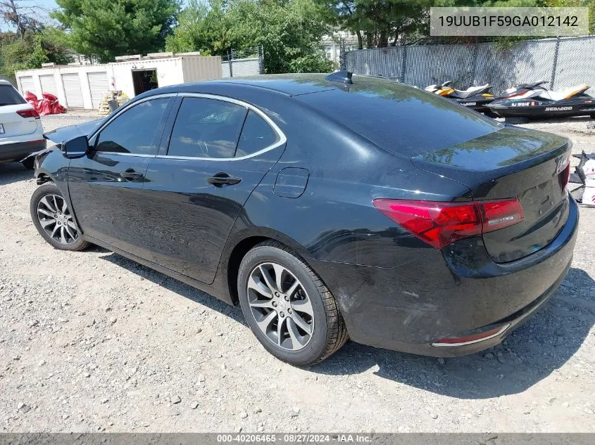 2016 Acura Tlx Tech VIN: 19UUB1F59GA012142 Lot: 40206465