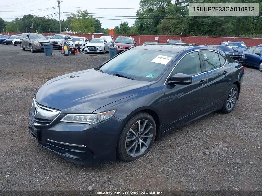 2016 Acura Tlx V6 VIN: 19UUB2F33GA010813 Lot: 40220109