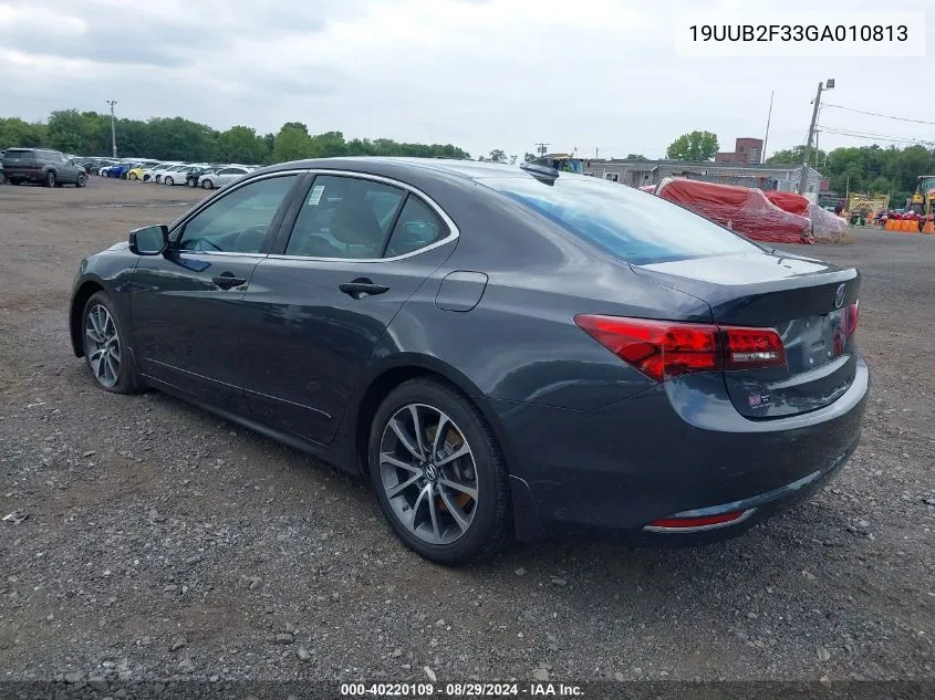 2016 Acura Tlx V6 VIN: 19UUB2F33GA010813 Lot: 40220109