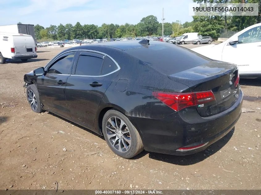 2016 Acura Tlx Tech VIN: 19UUB1F56GA014043 Lot: 40307160